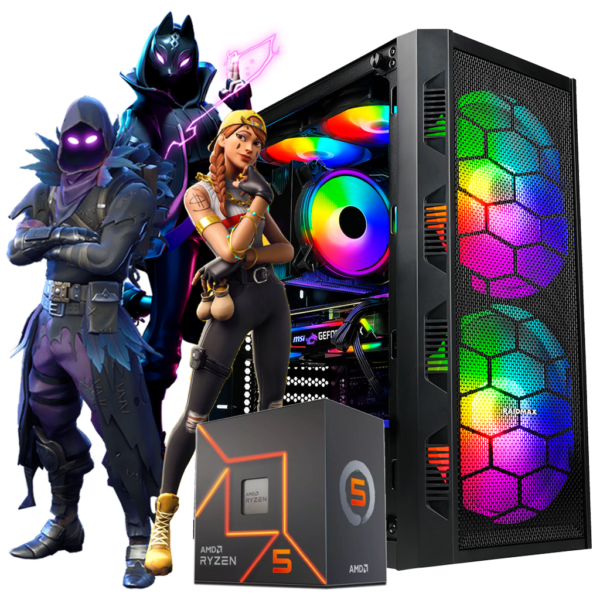 1125662689 - PC GAMER ARMADA AMD RYZEN 5 7600X 32GB SSD 1TB 600W 80 PLUS RTX 3050 6GB